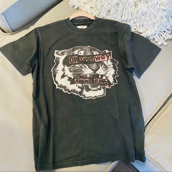 *SOLD* NEW Anine Bing Tiger Tee Large - Picture 5 of 6